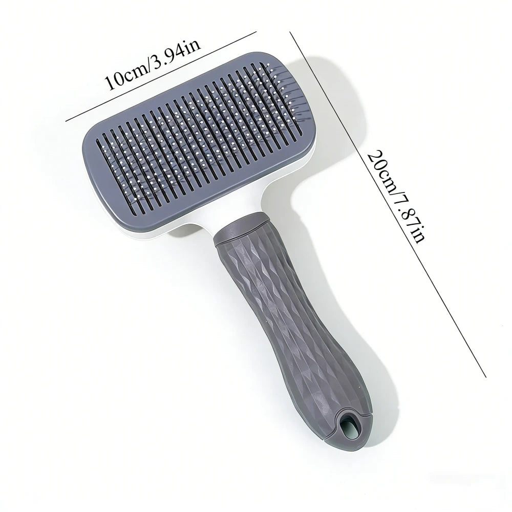One-Click Dog Grooming Brush